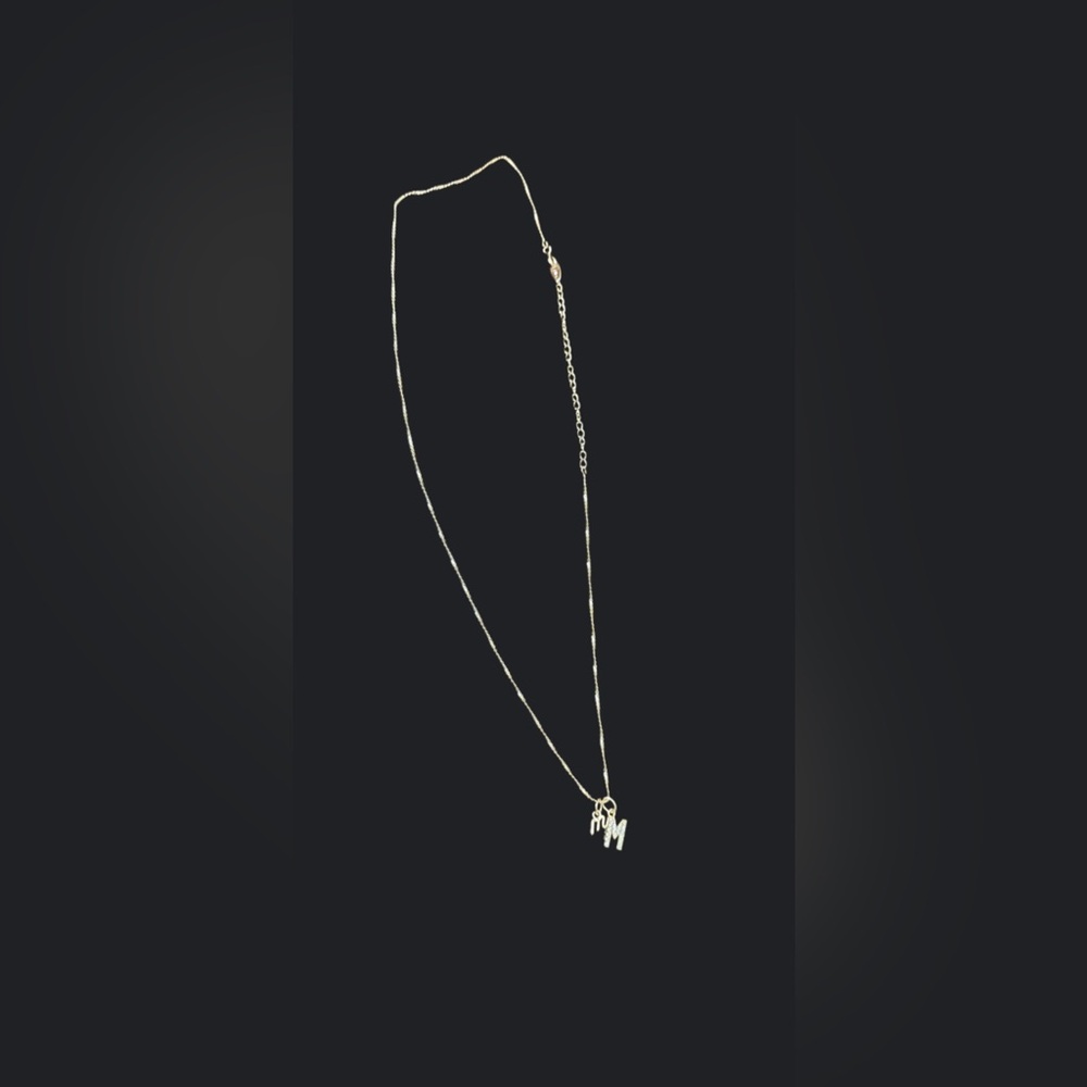 Initial “ M “ Necklace - image 4
